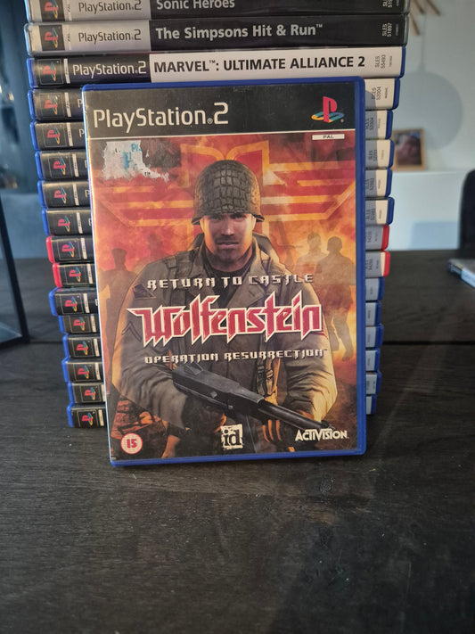Return to Castle Wolfenstein: Operation Resurrection PS2