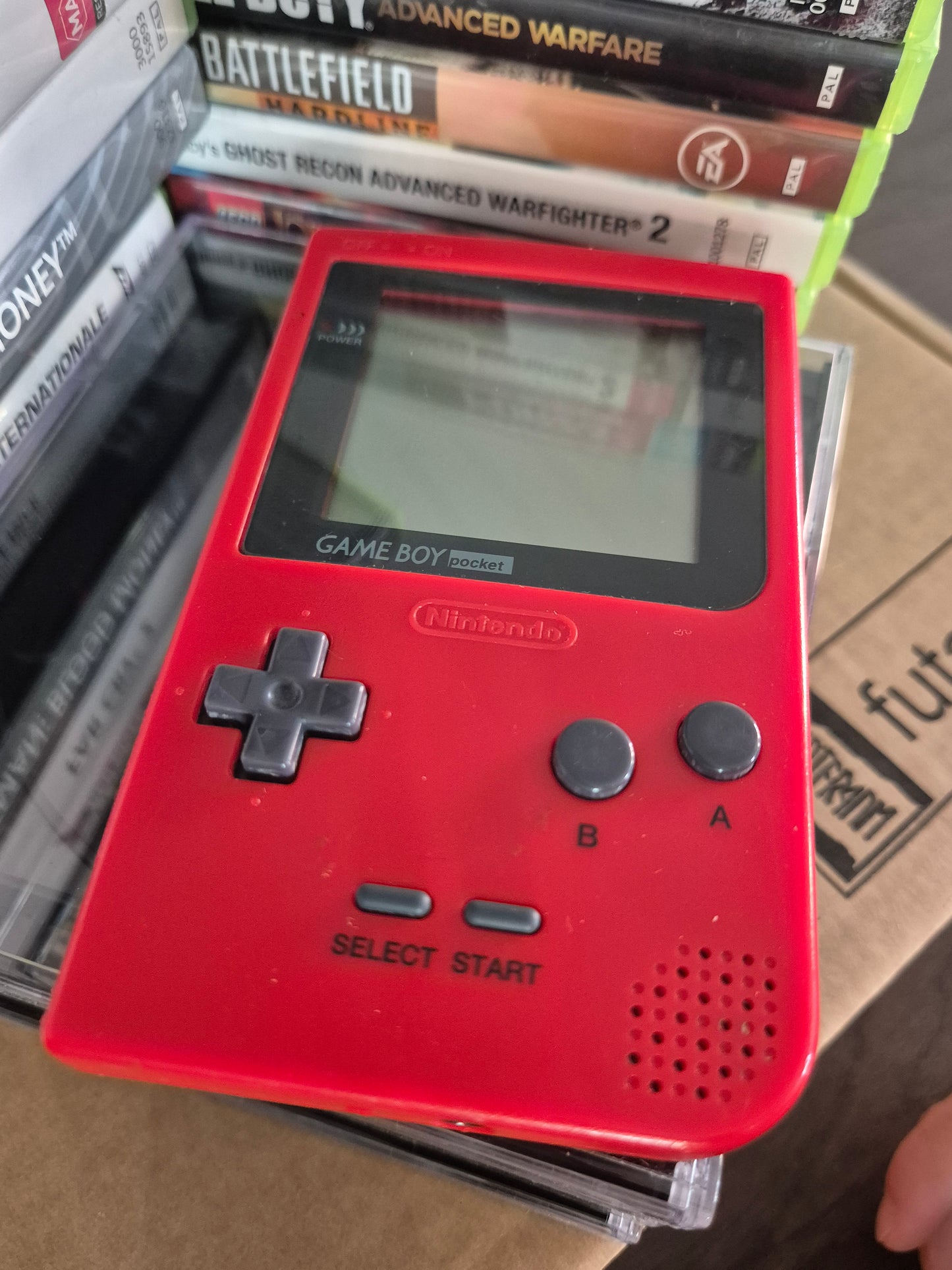 Gameboy Pocket Konsol (Rød)