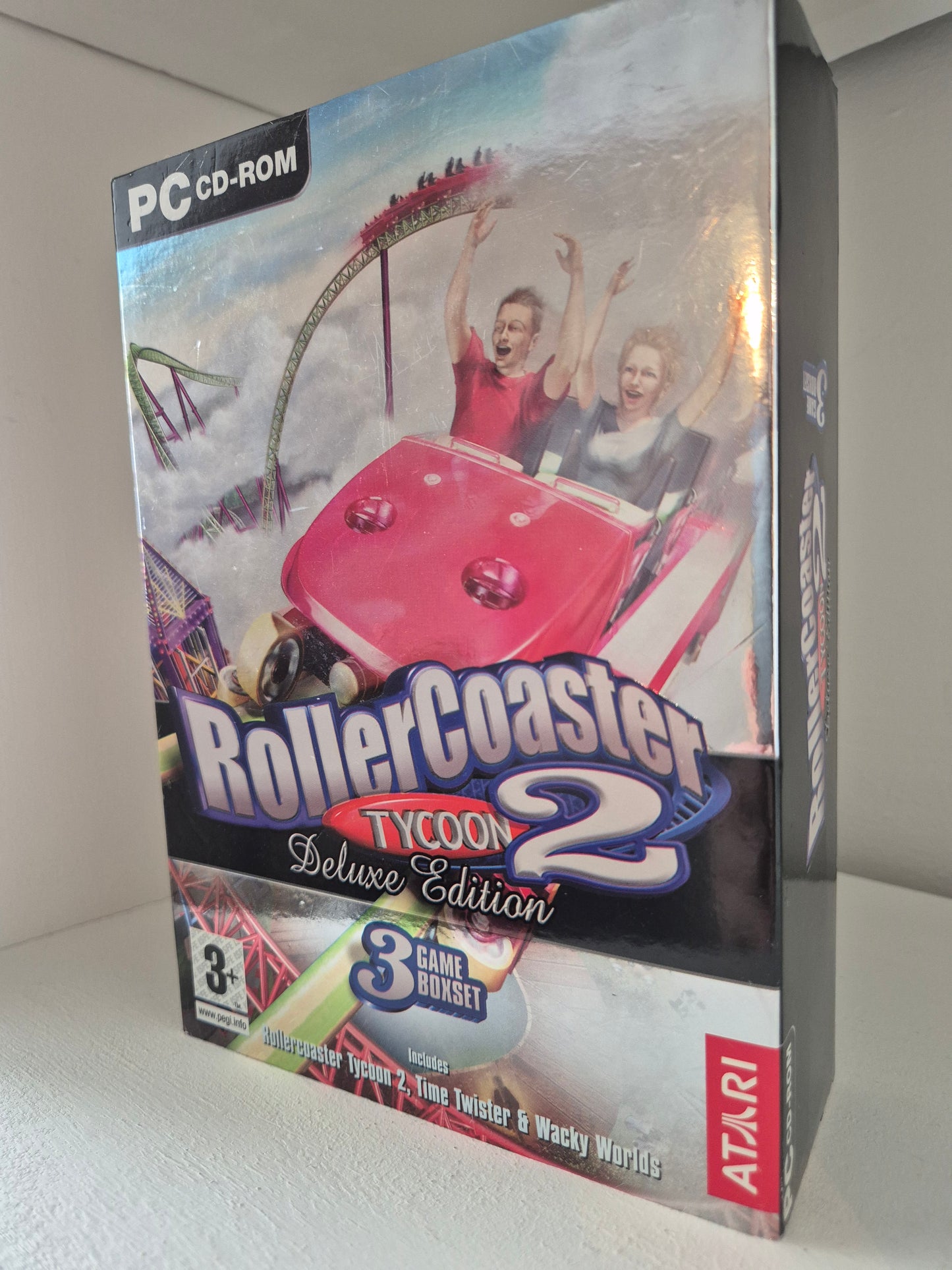 Rollercoaster Tycoon 2 Deluxe Edition 3 Game Boxset PC BIG BOX