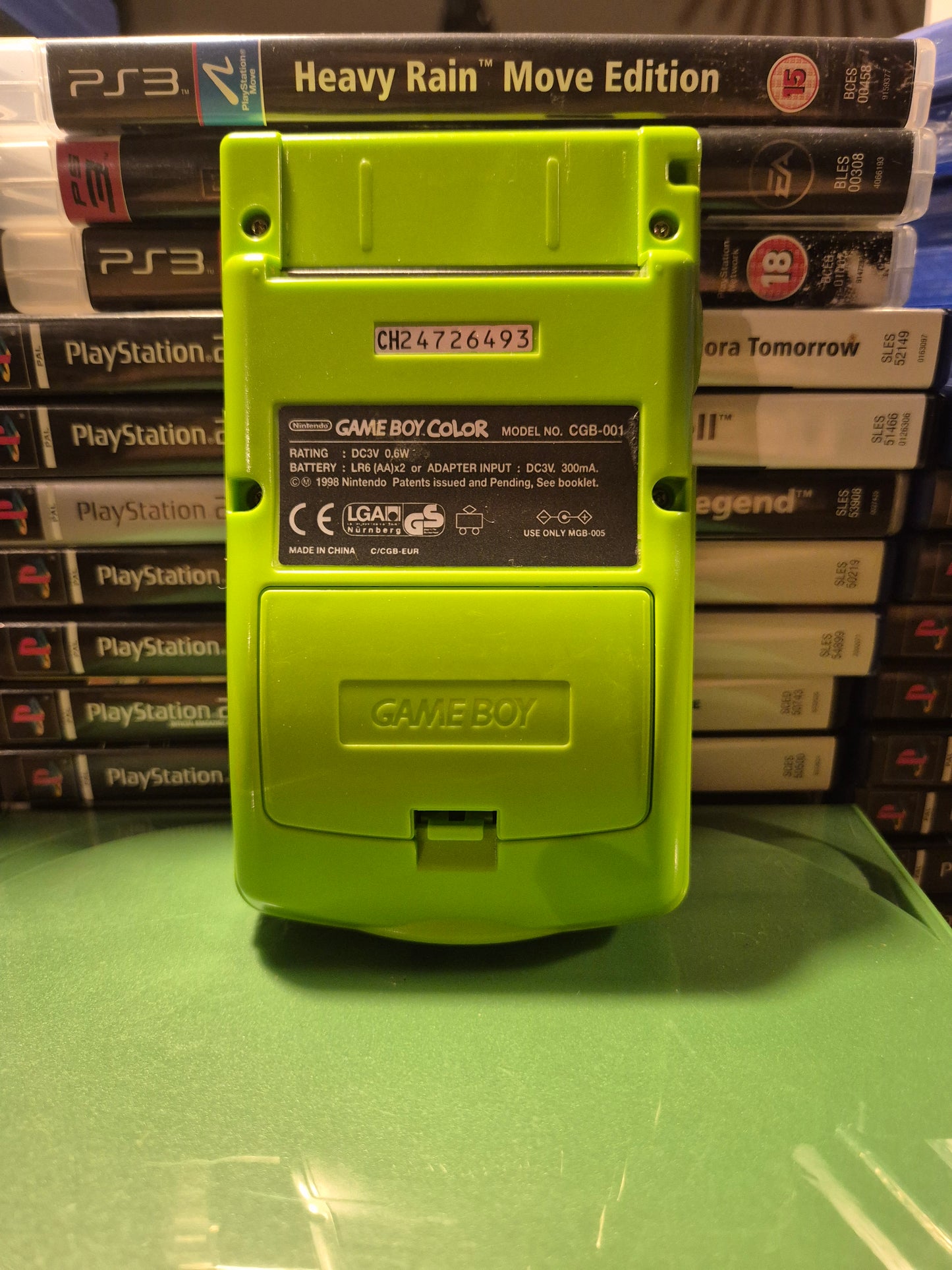 Gameboy Color Konsol (Lime Grøn)
