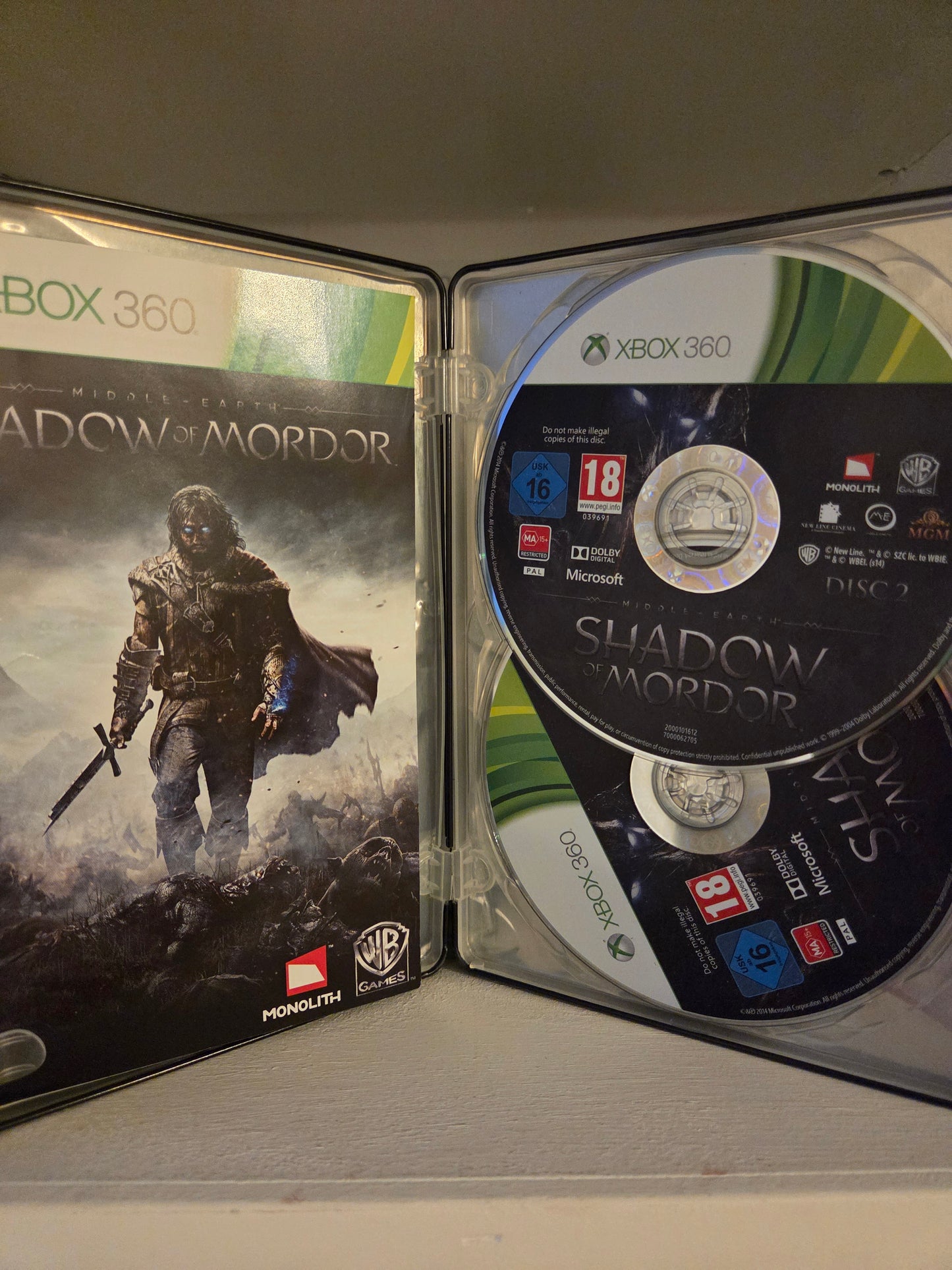 Middle Earth: Shadow of Mordor (STEELCASE) Xbox 360