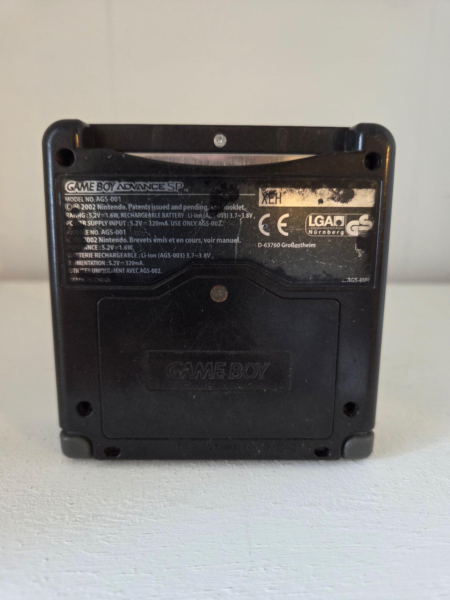 Gameboy Advance SP - Sort (Model: AGS-001)