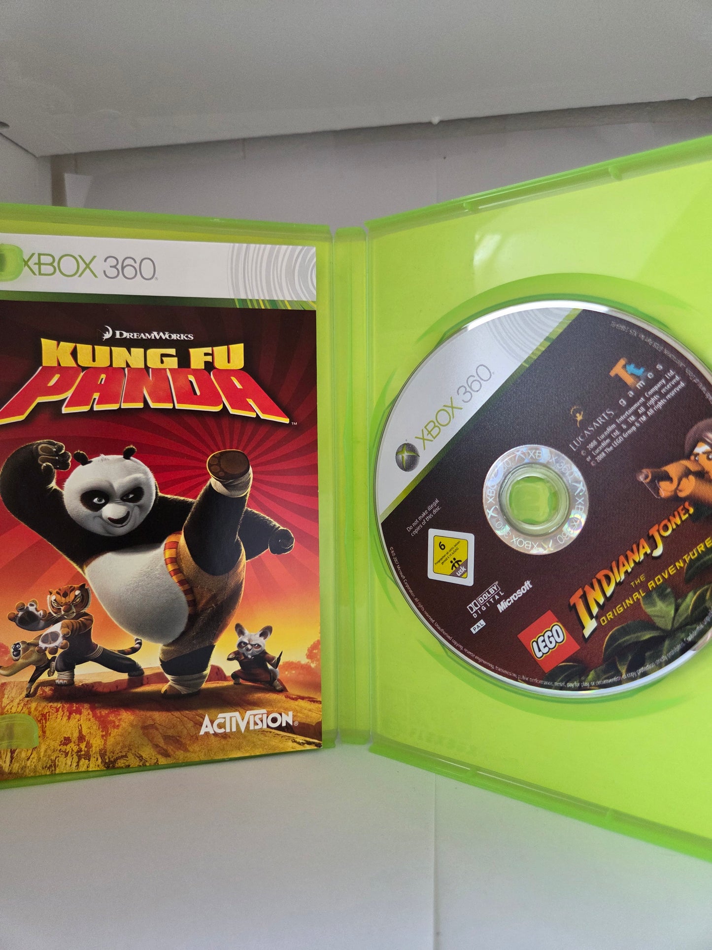 LEGO Indiana Jones The Original adventures Kung Fu Panda Bundle Copy Xbox 360