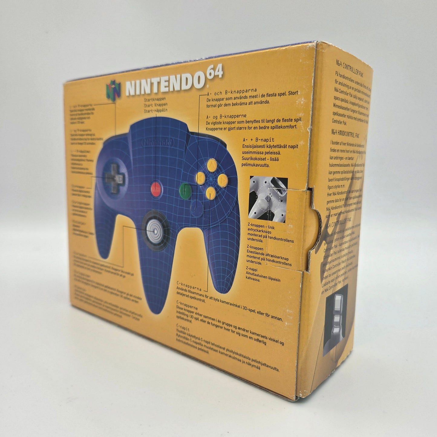Nintendo 64 Controller - Blå (Boxed)