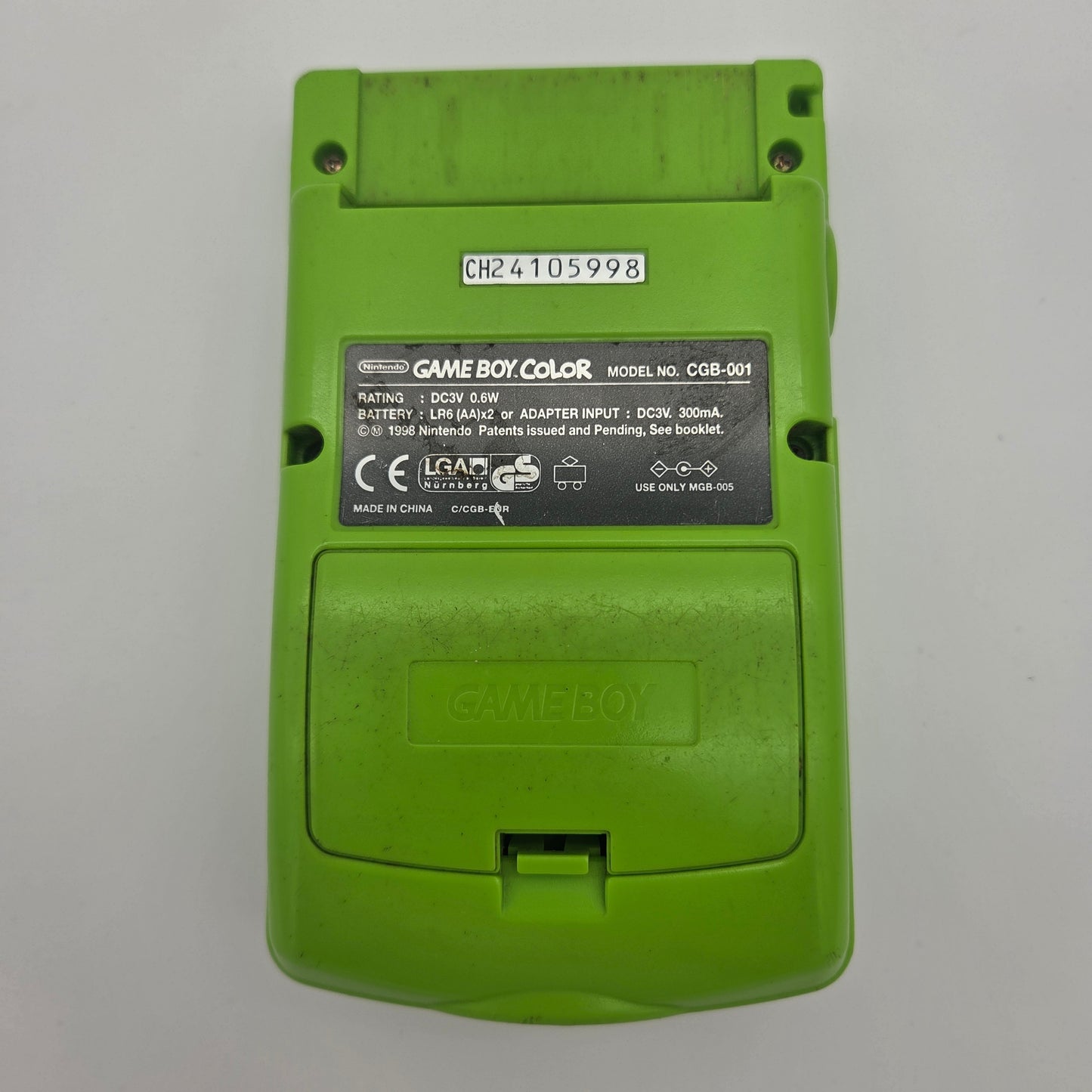 Gameboy Color Konsol (Lime Grøn)