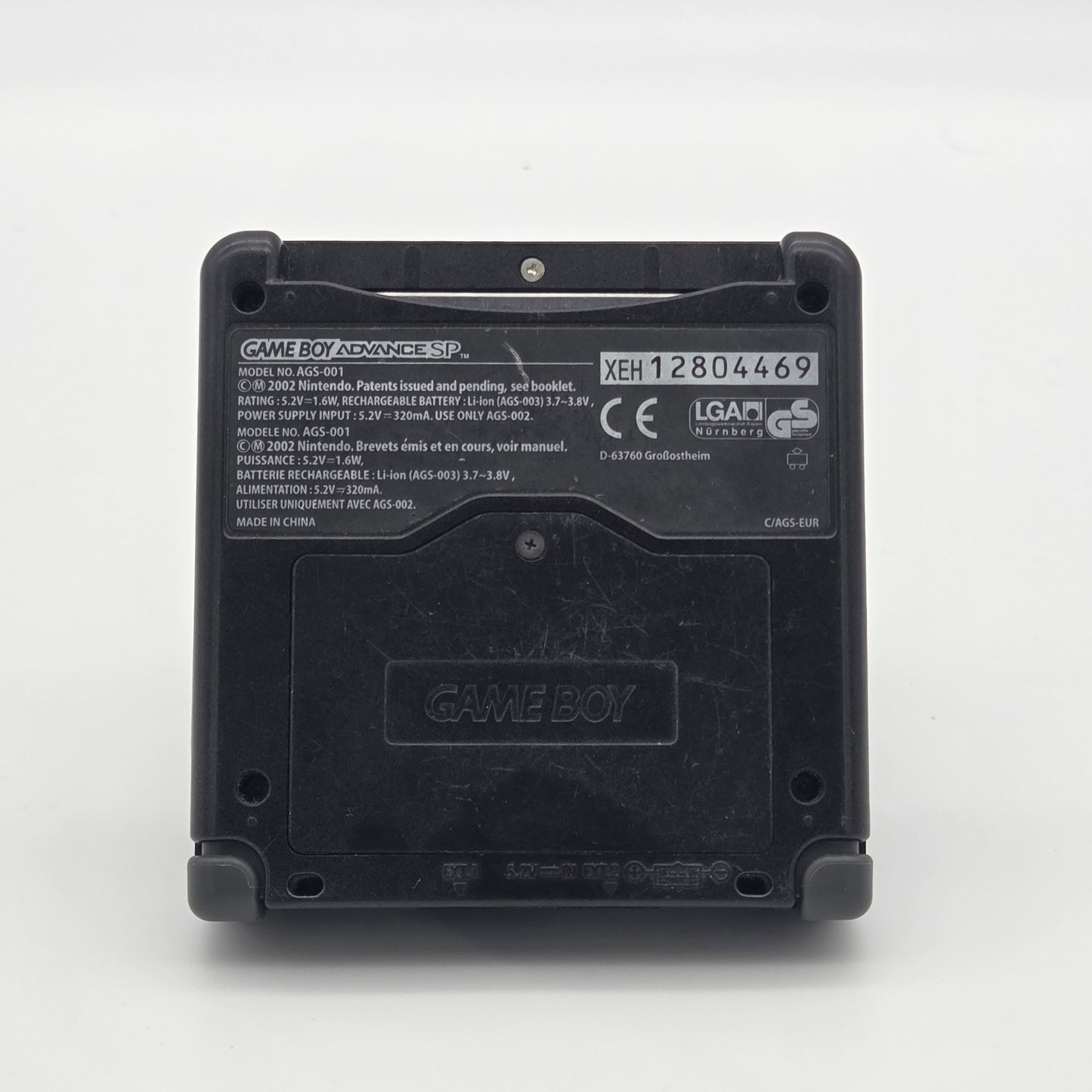 Gameboy Advance SP - Sort (Model: AGS-001)