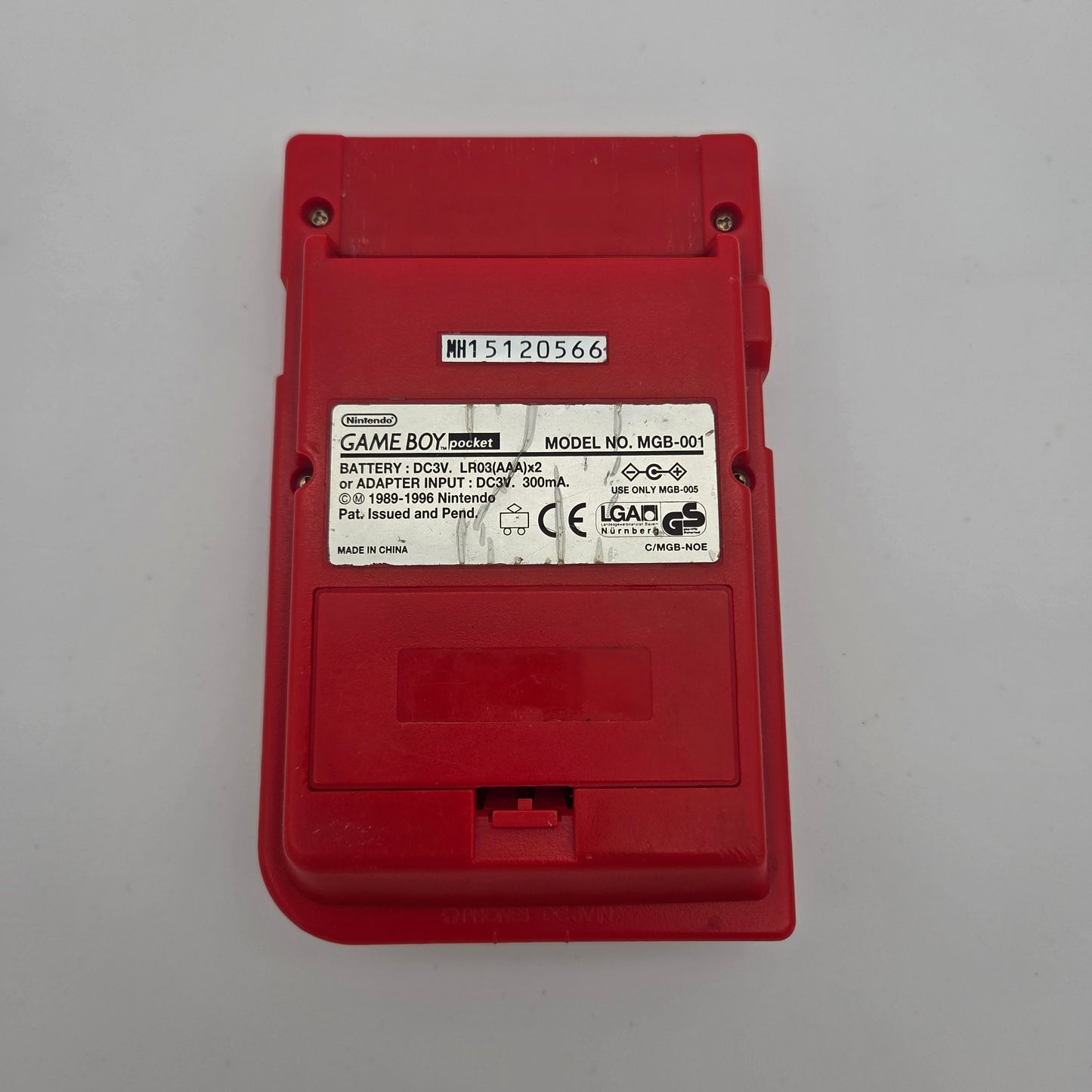 Gameboy Pocket Konsol (Rød)