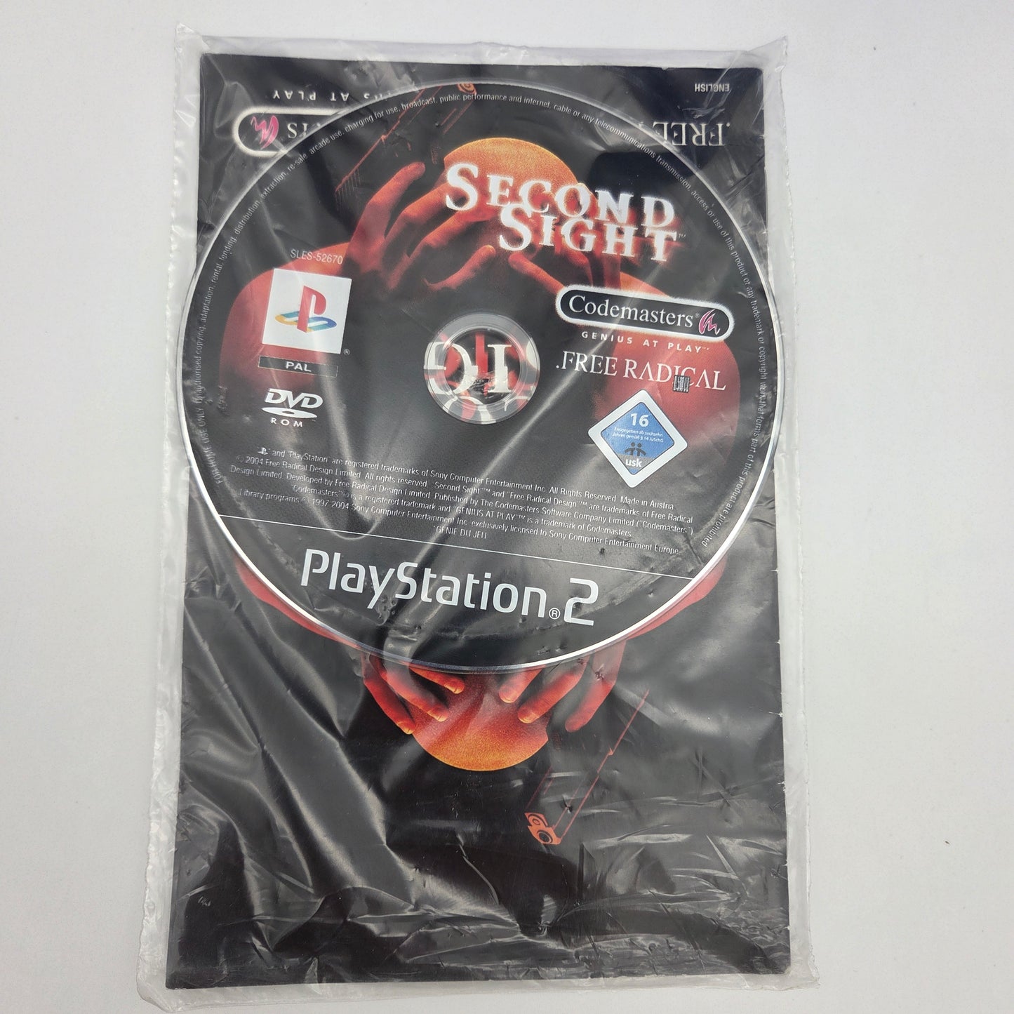 Second Sight PS2 (SEALED)
