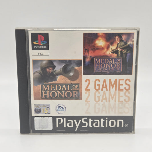 2 Games: Medal of Honor / Medal of Honor Underground PS1