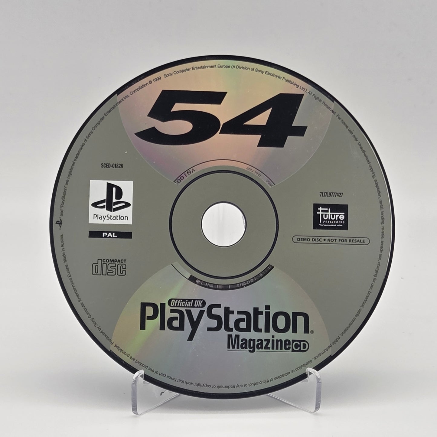 Official UK PlayStation Magazine CD 54 - PS1 Demo (SCED-01828)