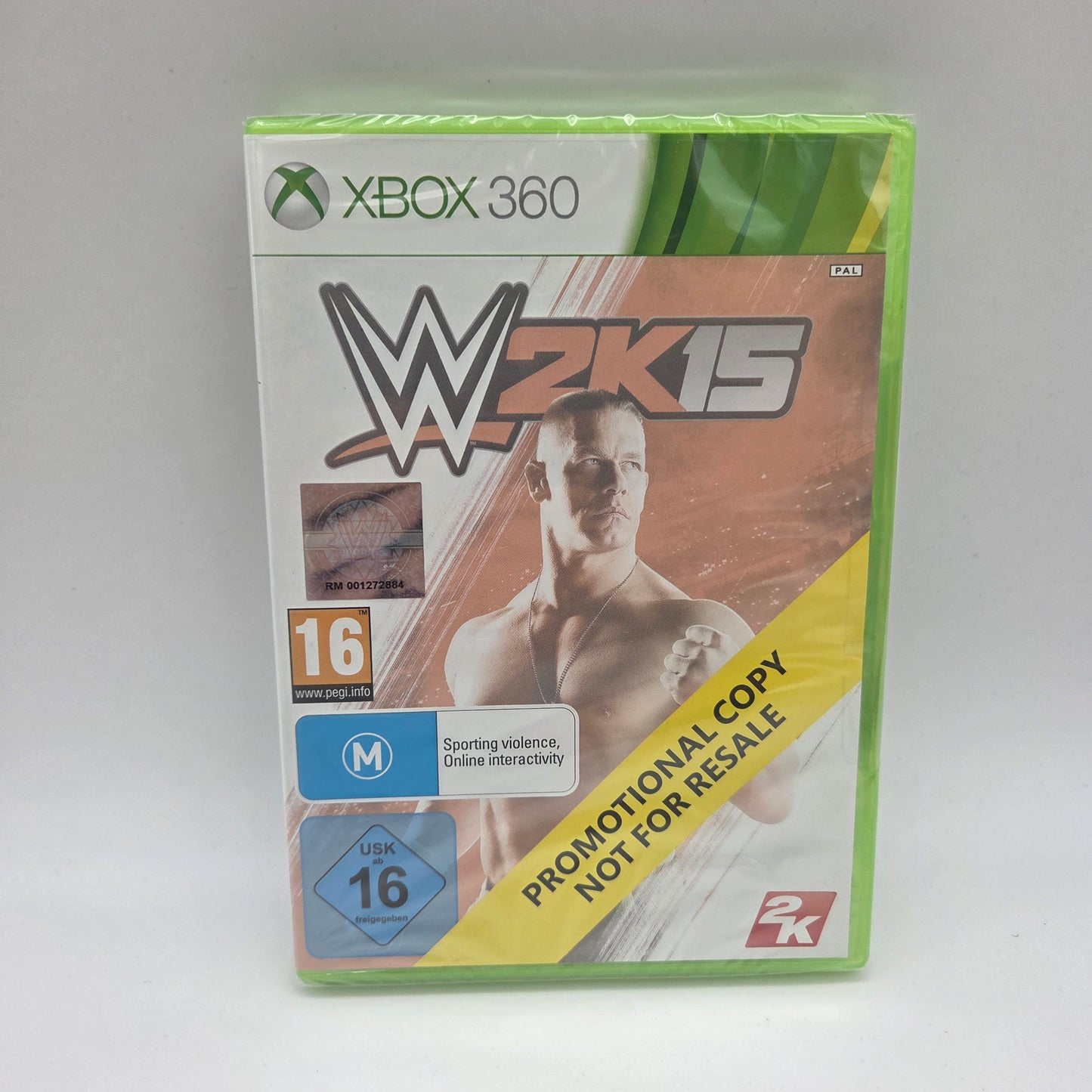Sjælden* W2K15 Xbox 360 Promo (SEALED)