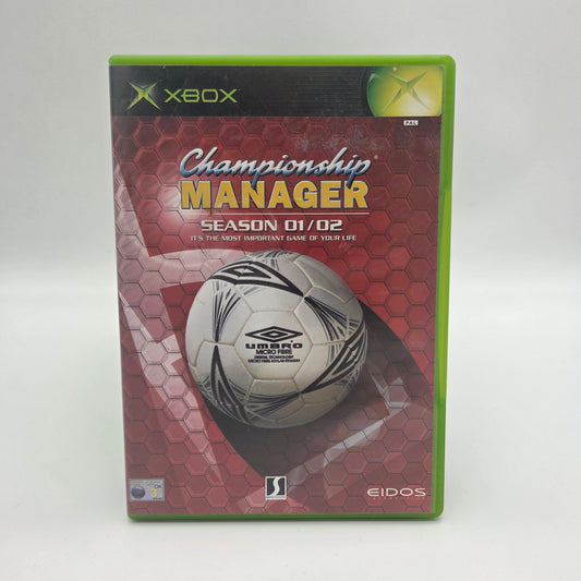Championship Manager: Season 01/02 Xbox Original