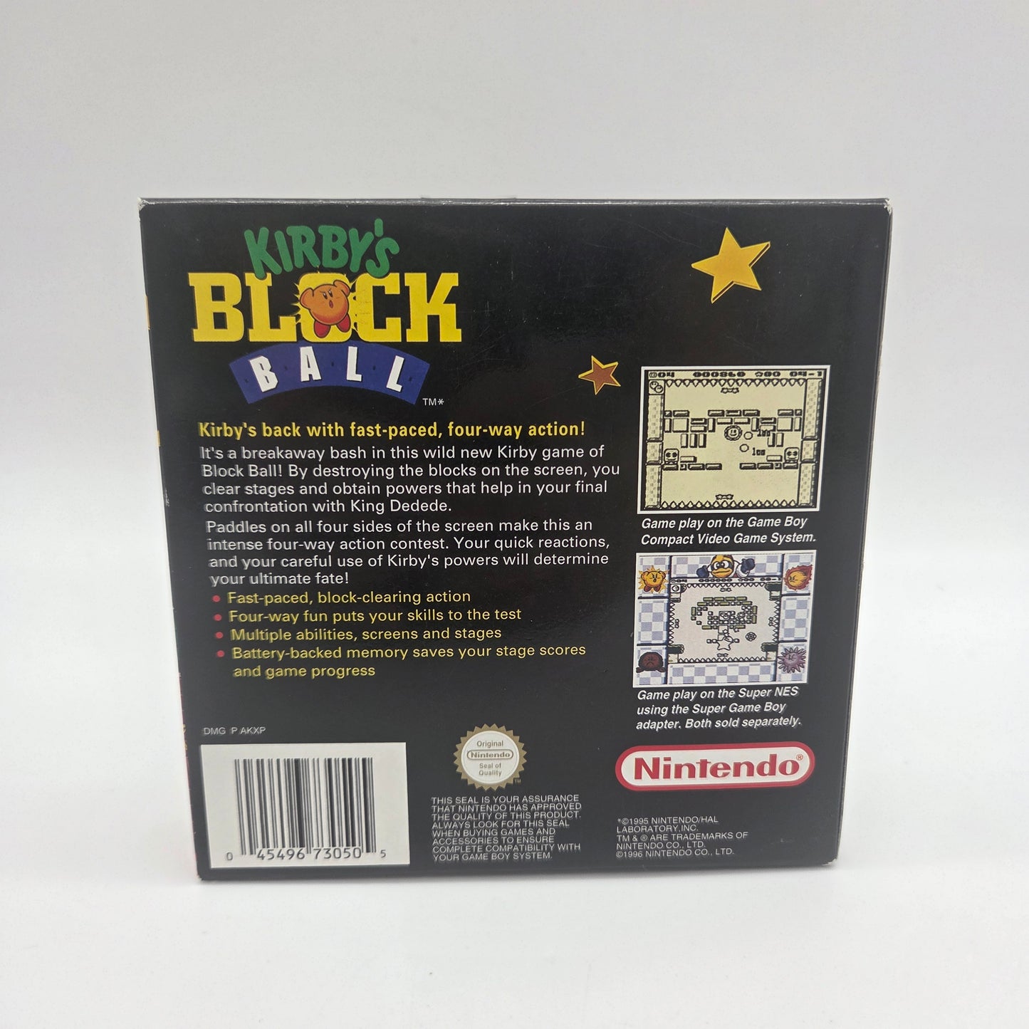 Kirby’s Block Ball GBC (Boxed) - Mint eksempel