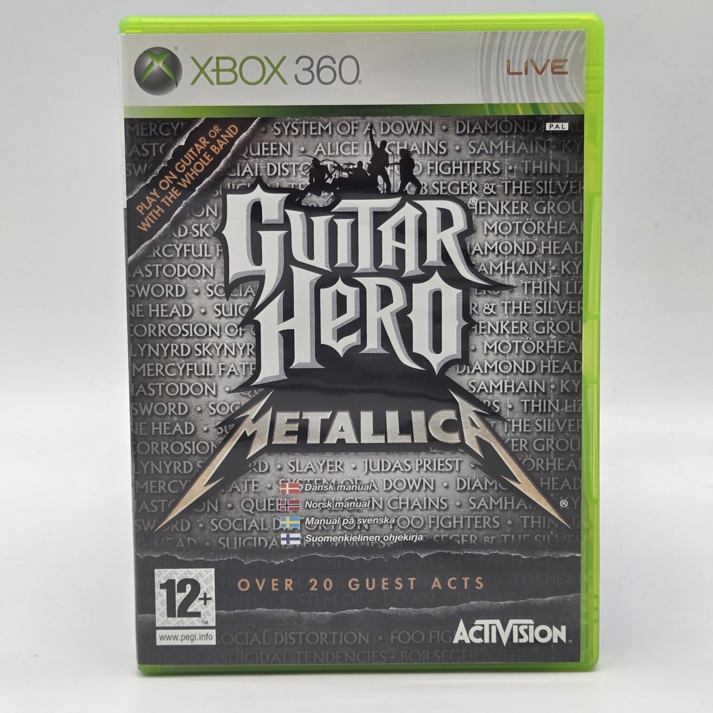 Guitar Hero Metallica Xbox 360