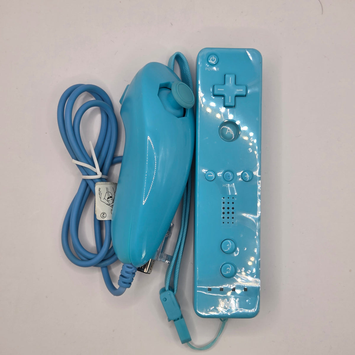 Nintendo Wii Controller + Nunchuk – Blå