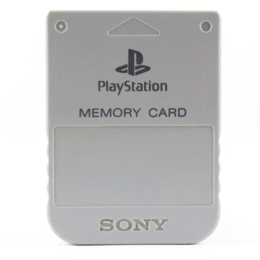 1MB Memory Card til PlayStation 1 - Grå