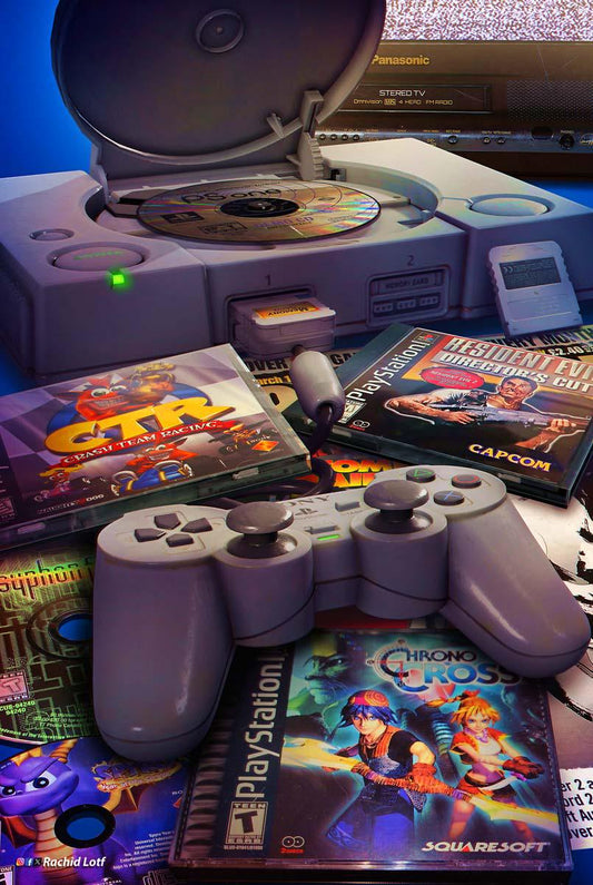 Den Legendariske Sony PlayStation 1 – En Tidsløs Klassiker hos DKretro