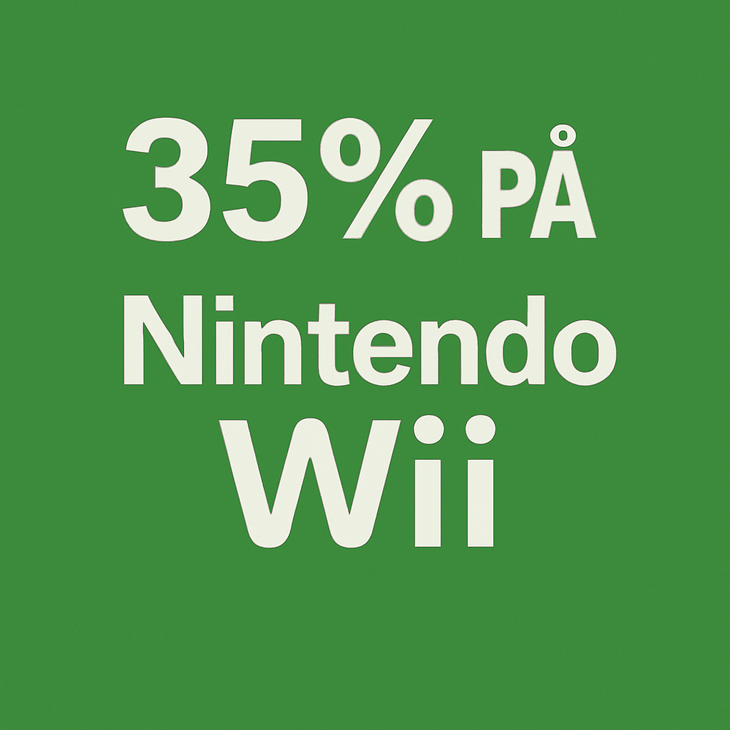 Nintendo Wii Spil til under 100 kroner