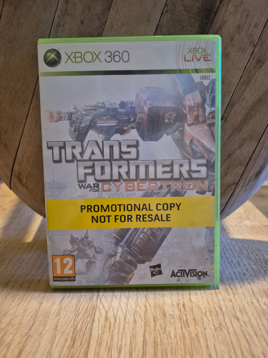 RARE* Transformers War For Cybertron Xbox 360