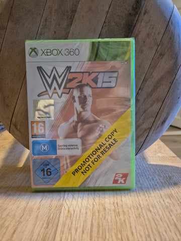 Sjælden* W2K15 Xbox 360 (SEALED)