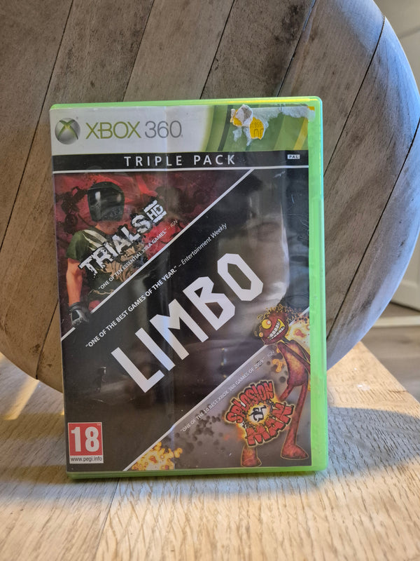 Triple Pack: Trials HD / Limbo / Splosion Man Xbox 360
