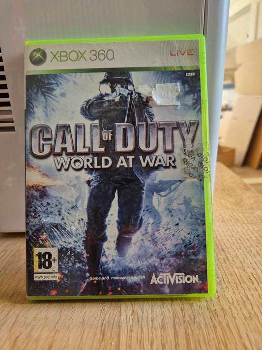 Call of Duty World at War Xbox 360