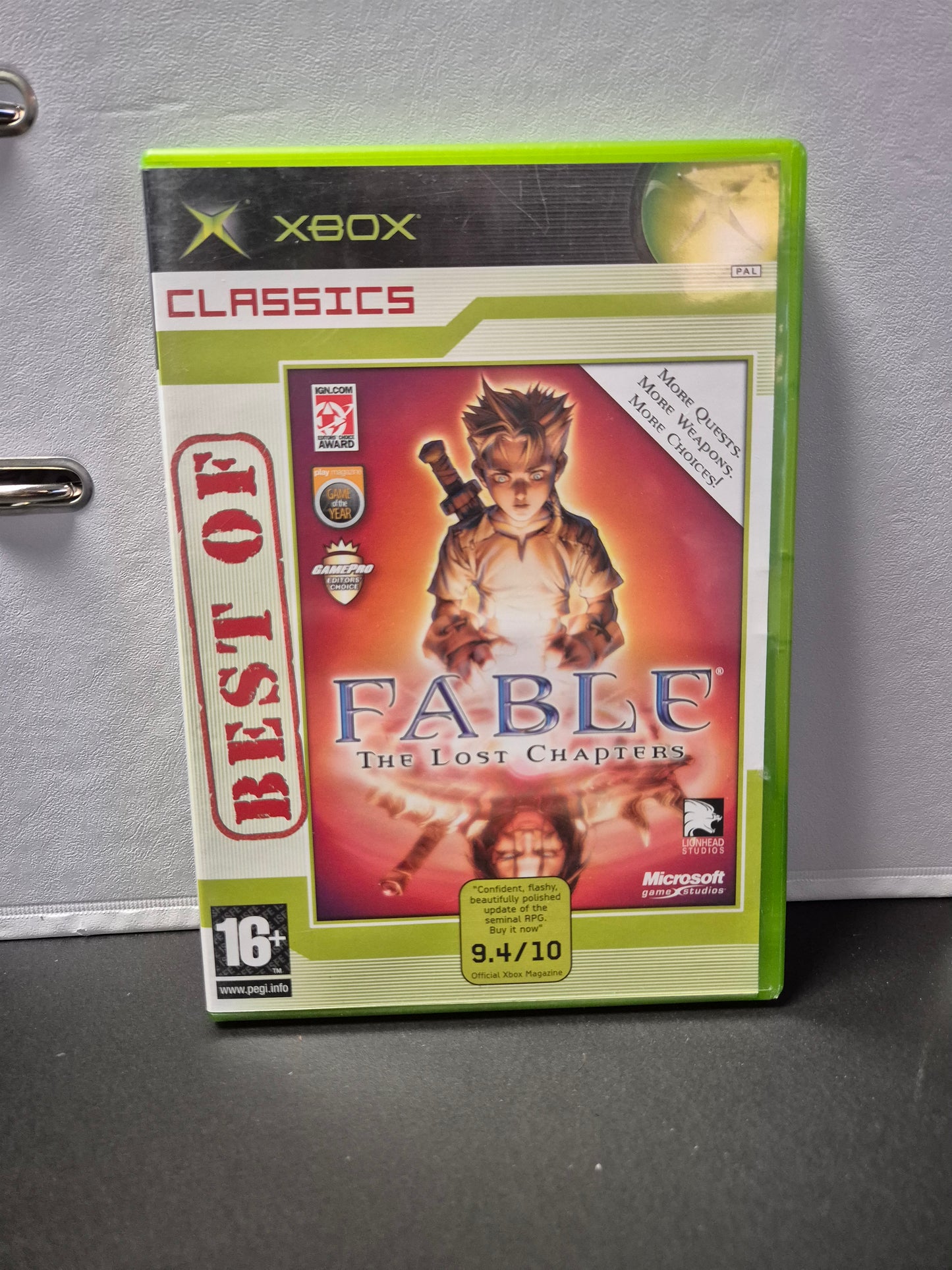 Fable: The Lost Chapters Xbox Original