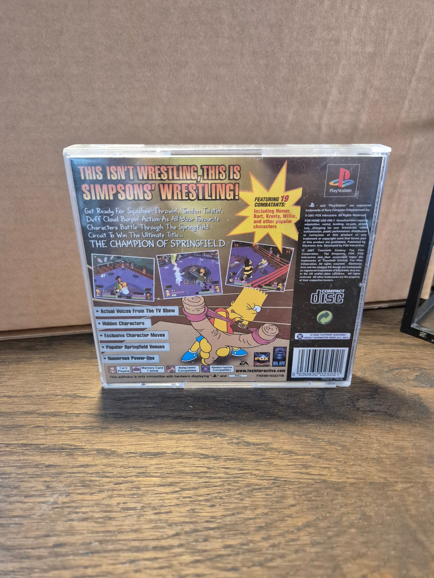 The Simpsons Wrestling PS1