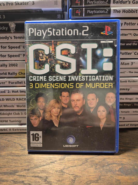 CSI: 3 Demensions of Murder PS2