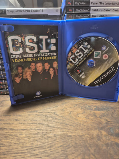 CSI: 3 Demensions of Murder PS2