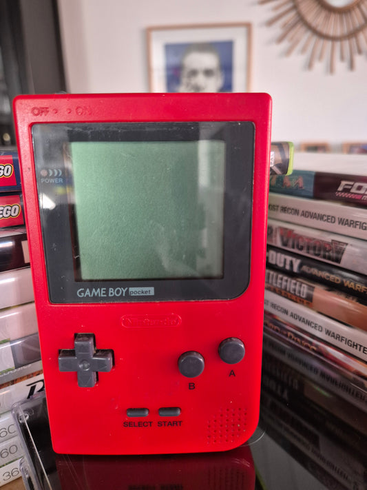Gameboy Pocket Konsol (Rød)