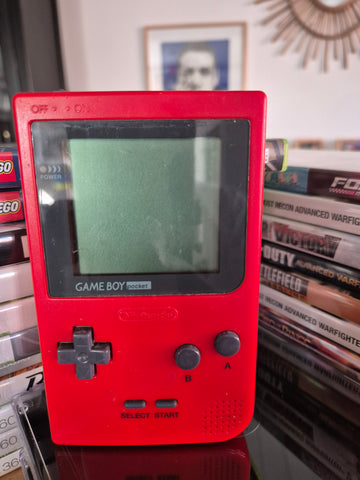 Gameboy Pocket Konsol (Rød)