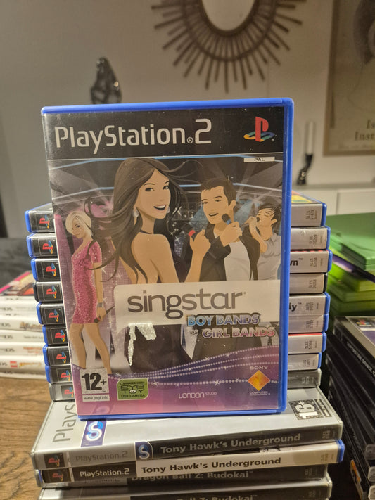 SingStar Boybands vs Girlbands PS2