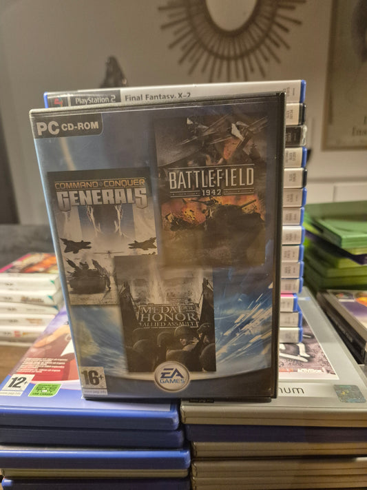 C&C Generals, Battlefield 1942, Medal of honor Allied Assault PC
