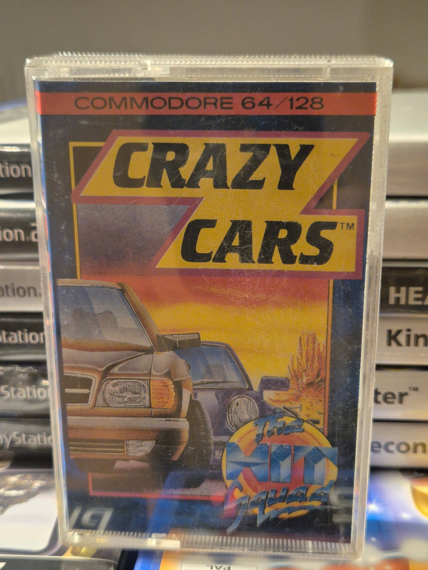 Crazy Cars Cassette (Commodore 64)