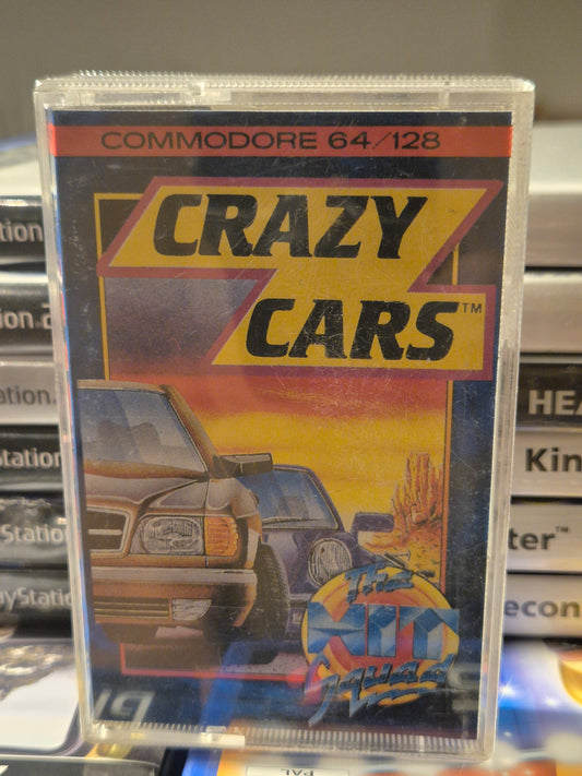 Crazy Cars Cassette (Commodore 64)