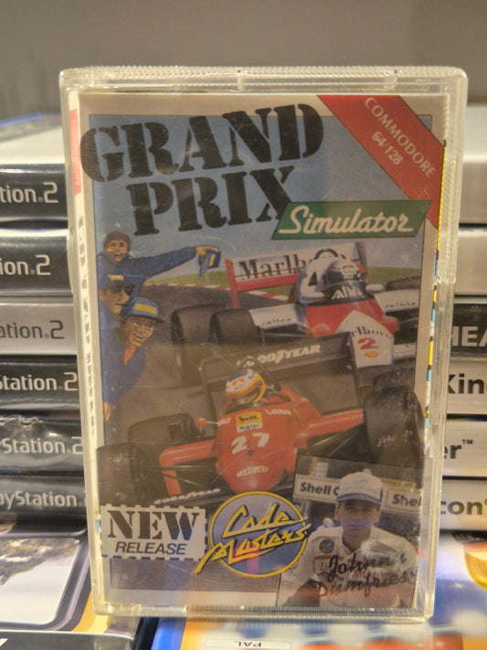 Grand Prix Simulator Cassette (Commodore 64)