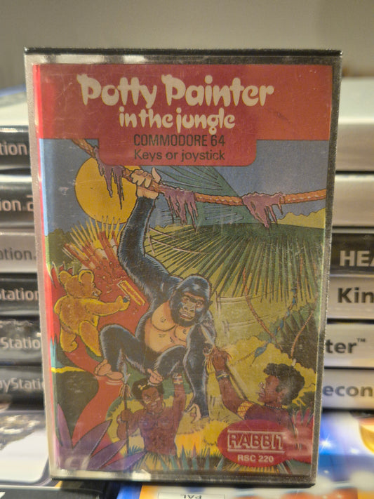 Potty Painter in the jungle Cassette (Commodore 64)