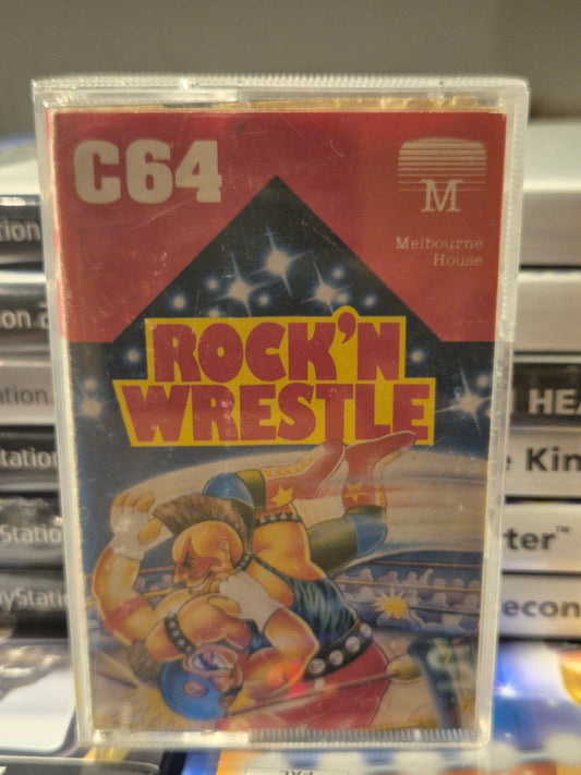 Rock'n Wrestle Cassette (Commodore 64)