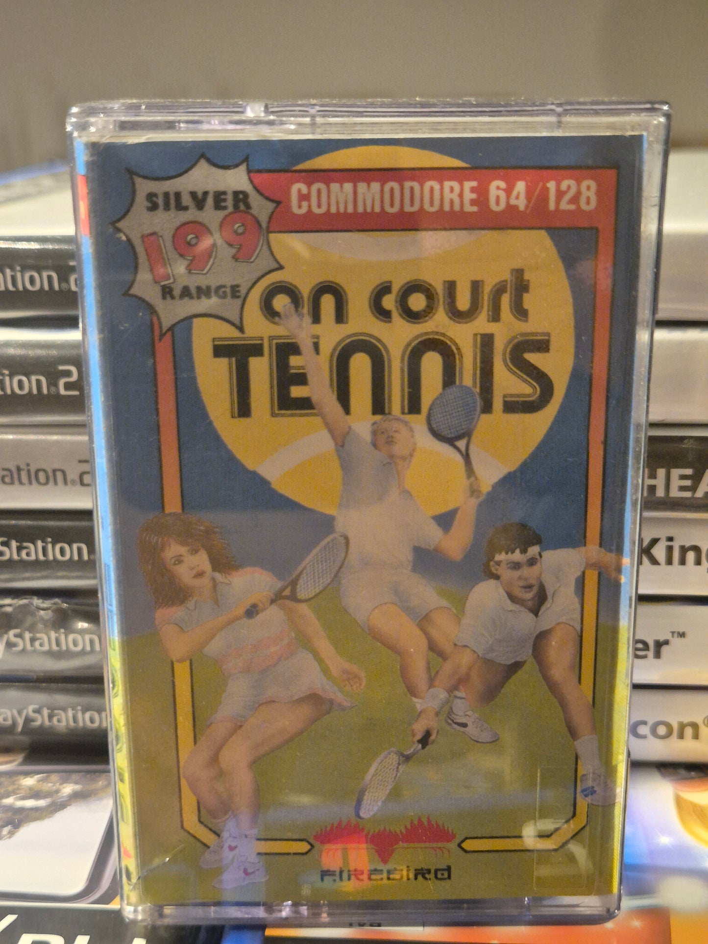 On Court Tennis Cassette (Commodore 64)