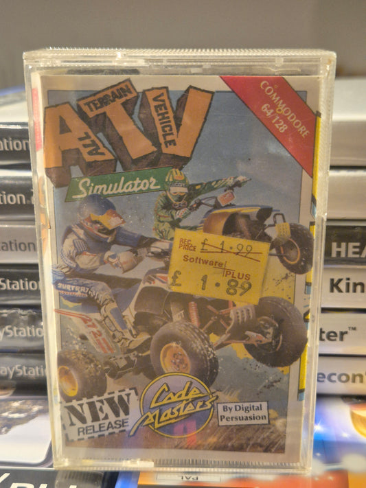 ATV Simulator Cassette (Commodore 64)