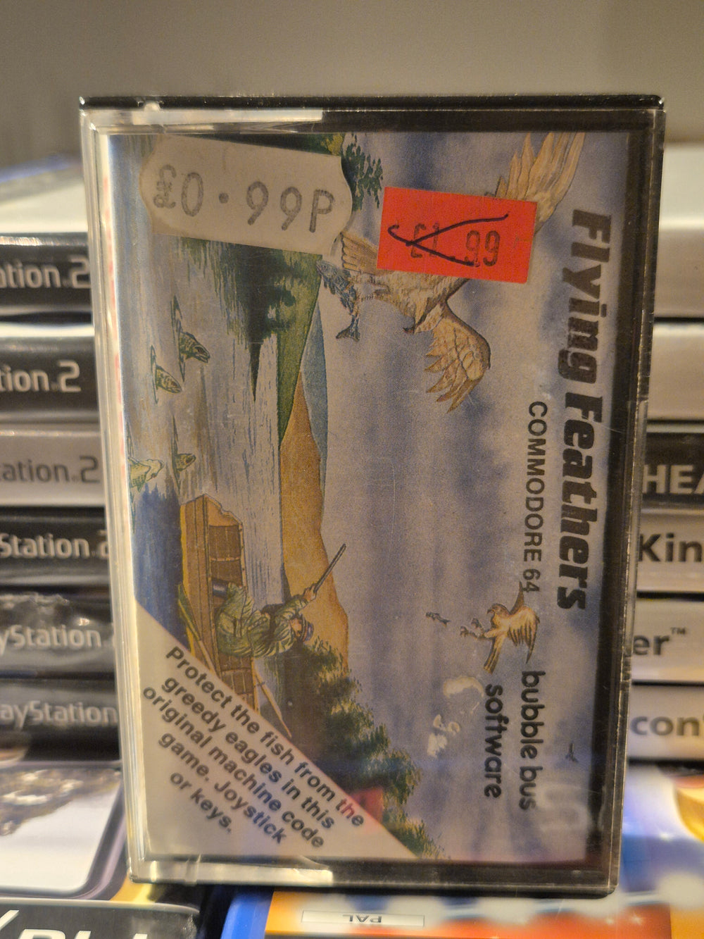 Flying Feathers Cassette (Commodore 64)