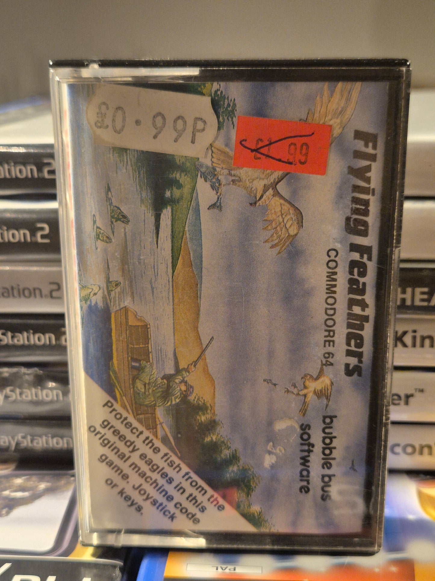 Flying Feathers Cassette (Commodore 64)
