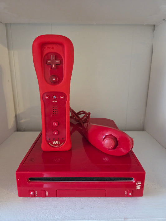 Nintendo Wii - Rød