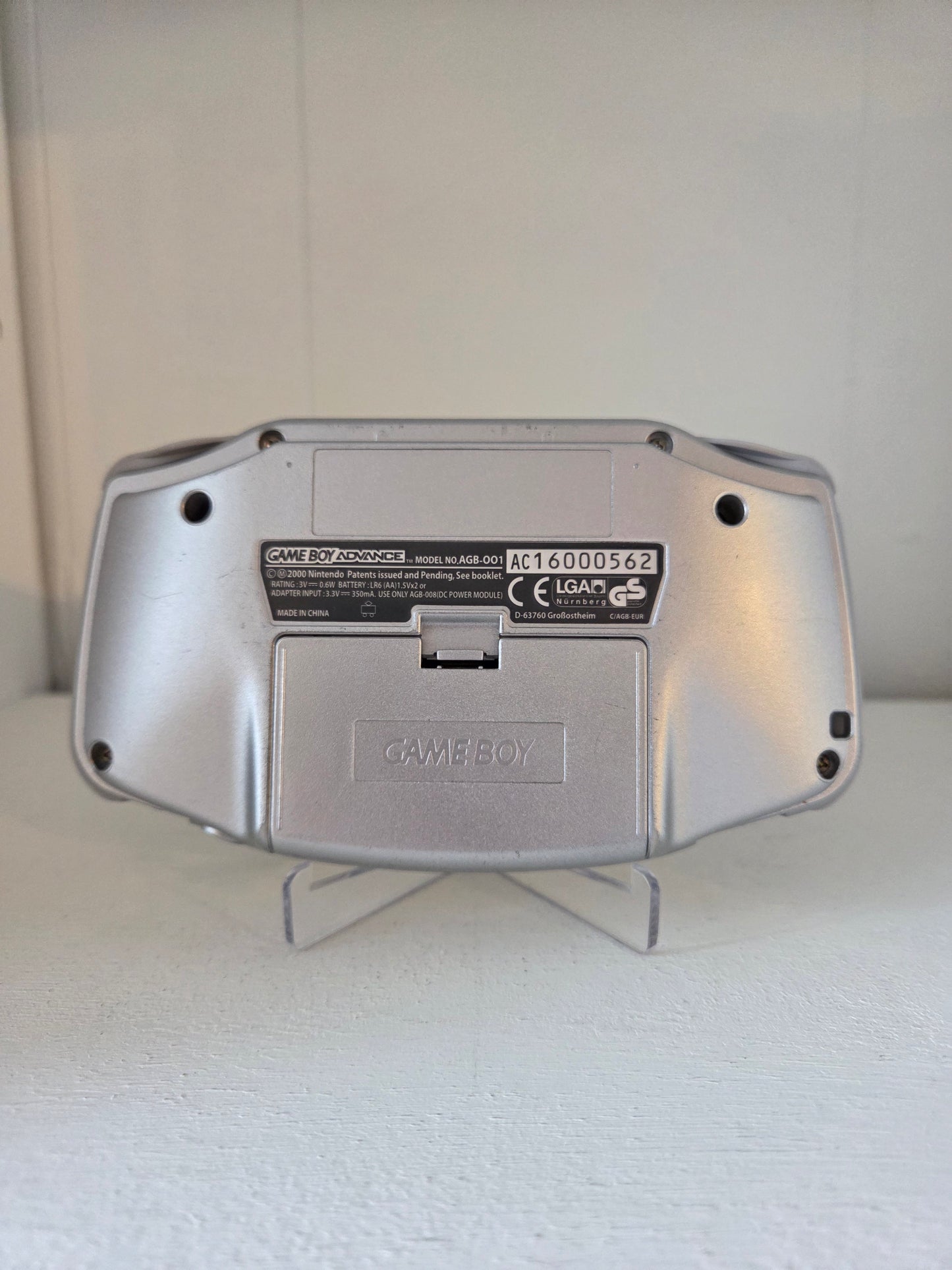 Gameboy Advance - Platinum Limited Edition