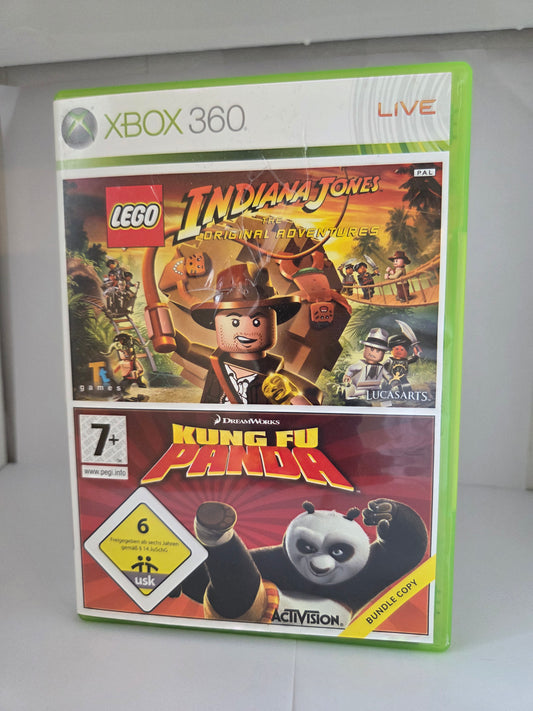 LEGO Indiana Jones The Original adventures Kung Fu Panda Bundle Copy Xbox 360