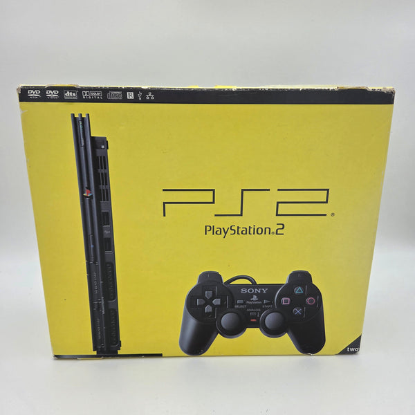 Playstation 2 Slim konsol (Komplet i Boks)