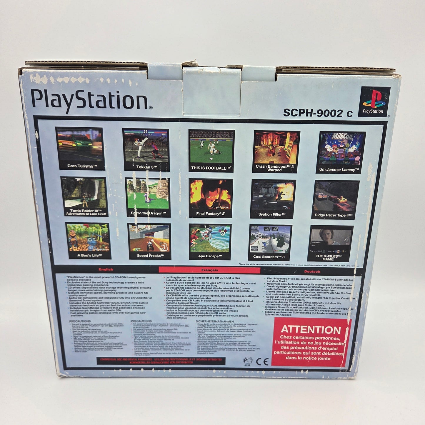 Playstation 1 konsol (Komplet i Boks)