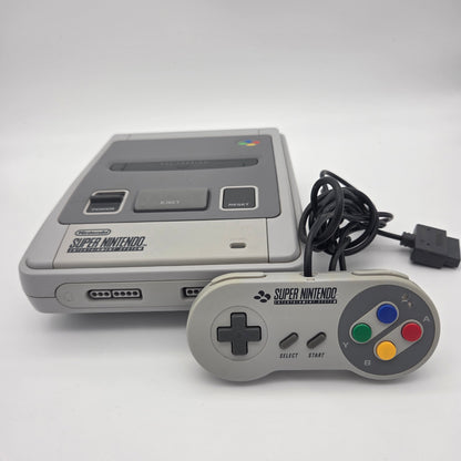 Nintendo SNES Konsol med OEM controller & kabler