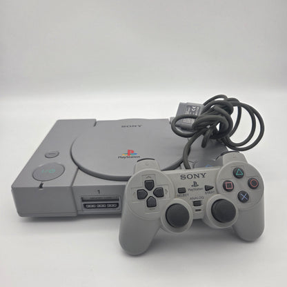 Playstation 1 konsol med Controller og kabler - (Refurbished)
